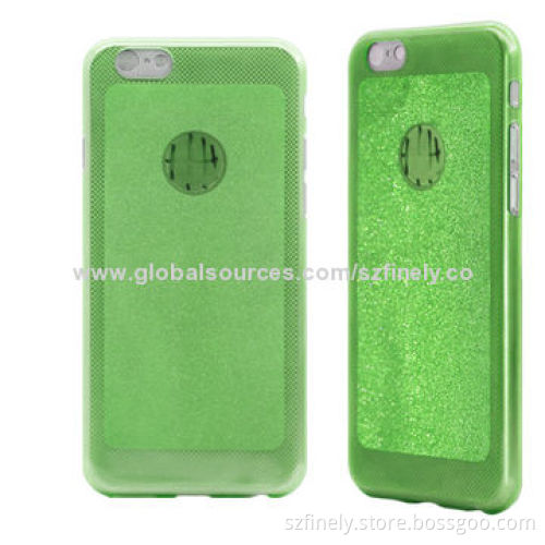 TPU case for iPhone 6, bling bling effect, simple and good textureNew